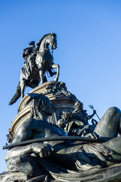 Washington Monument, Eakins Oval, Philadelphia, USA