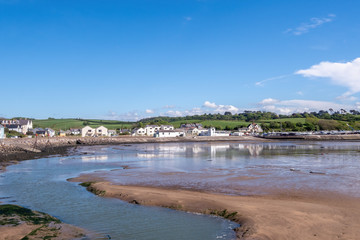 View of Instow, north Devon, UK, a beautiful fishing village, popular with tourists and famous for...