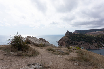 rocks and sea of Crimea