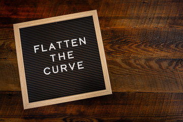 Flatten The Curve Copy Space