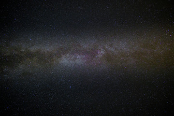 Nachthimmel mit Milchstraße und unzähligen Sternen