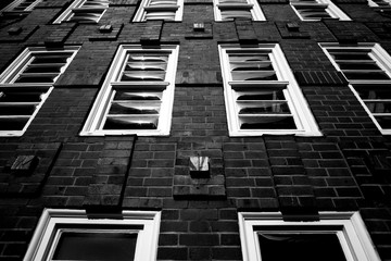 Obraz premium Markante charakteristische Hausfassade