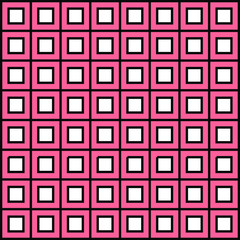 Dual nested squares seamless pattern design