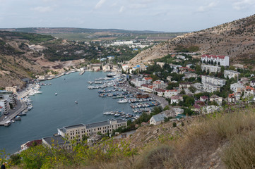 Bay of Balaclava, the picturesque landscape