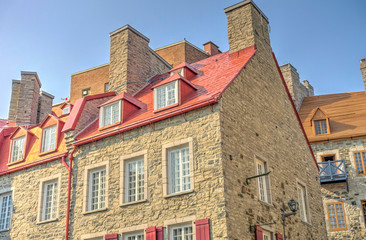 Fototapeta na wymiar Quebec City, historical center