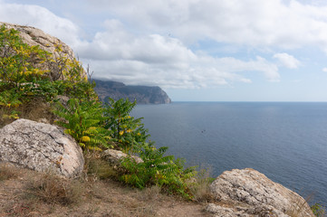 rocks and sea of Crimea