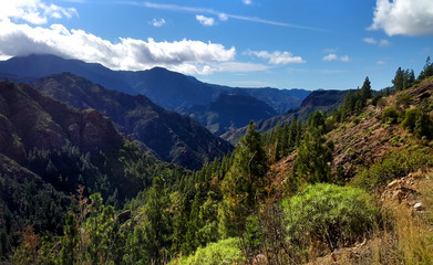 Fototapeta na wymiar View of Gran Canaria - Canarian Islands