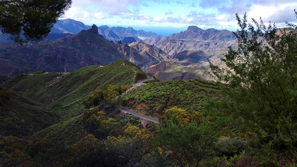 Gran Canaria - road in mountains © MarcinPapiernik
