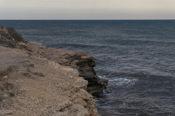 Fototapeta na wymiar rocks and sea of Crimea