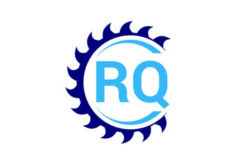 Initial Monogram Letter R Q Logo Design Vector Template. Graphic Alphabet Symbol for Corporate Business Identity