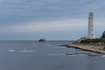 the lighthouse of Chersonesos in Sevastopol