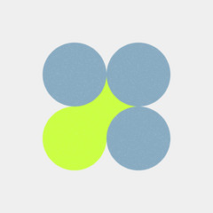 Colour Dots Universe Logo art design illustration