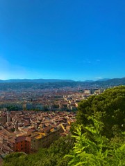 Exposed Image of Nice from Mountain