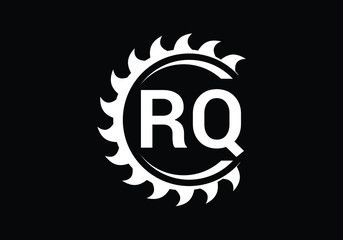 Initial Monogram Letter R Q Logo Design Vector Template. Graphic Alphabet Symbol for Corporate Business Identity