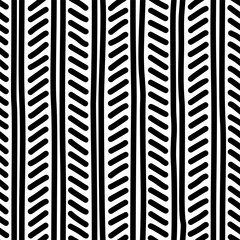 Ethnic freehand seamless pattern