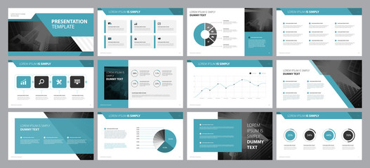 template presentation design and page layout design for brochure ,book , magazine,annual report and company profile , with info graphic elements design