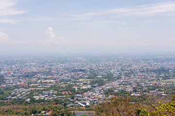 aerial view of city