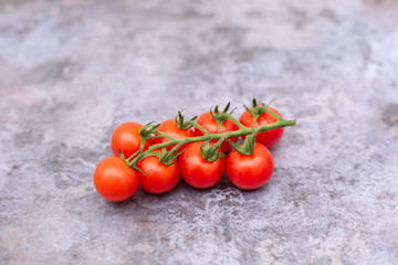 Vittoria Cherry Tomatoes Photo with Dark Background