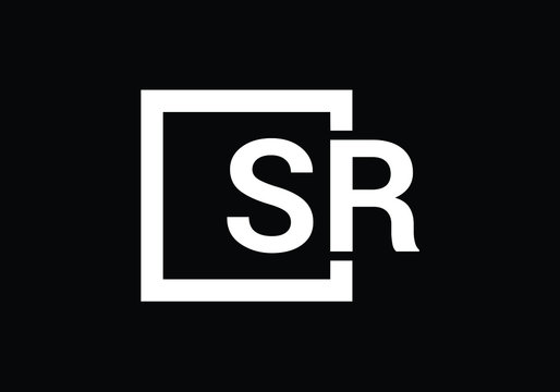 Initial Monogram Letter SR Logo Design Vector Template. Graphic Alphabet Symbol for Corporate Business Identity