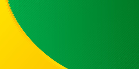 Green Yellow Wave Curve Presentation Background