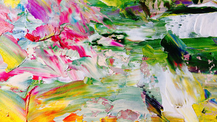 Colorful abstract background wallpaper. Modern motif visual art.  Mixtures of oil paint. Trendy...