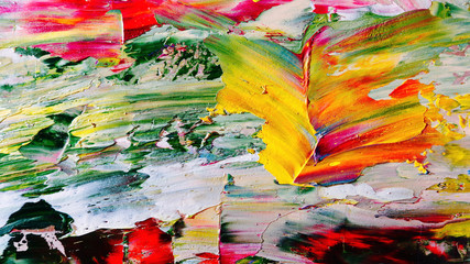 Colorful abstract background wallpaper. Modern motif visual art.  Mixtures of oil paint. Trendy...