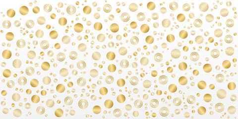 Gold Pattern Background with circle lines
