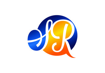 Initial Monogram Letter SR Logo Design Vector Template. Graphic Alphabet Symbol for Corporate Business Identity