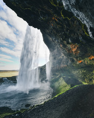 Beauty of Iceland. South Iceland. Travel around the island.