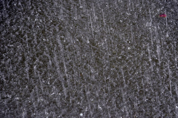 water drop on the pond surface
