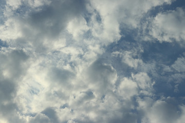 Fototapeta premium Blue sky and clouds in the weather day outdoor nature environment