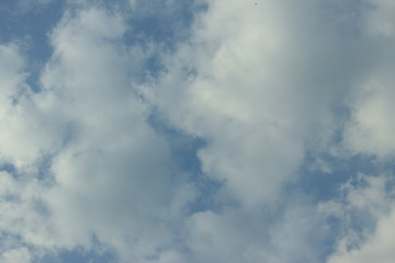 Blue sky and clouds in the weather day outdoor nature environment