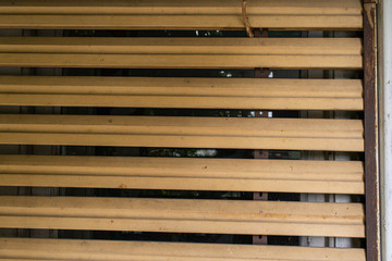 old wooden fence