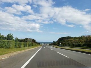 ドライブの助手席