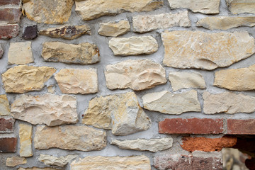 wall of large stone