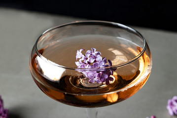 a glass of brandy
