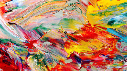 Colorful abstract background wallpaper. Modern motif visual art.  Mixtures of oil paint. Trendy...