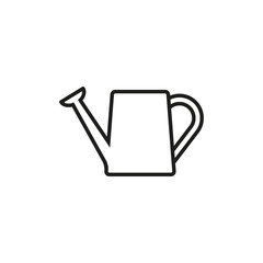 Watering can icon. Vector. Line style. - obrazy, fototapety, plakaty
