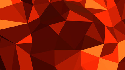 Fototapeta premium Abstract polygonal background. Geometric Chocolate vector illustration. Colorful 3D wallpaper.