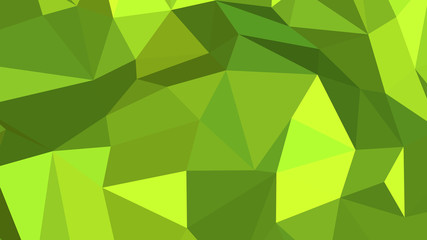 Obraz na płótnie Canvas Abstract polygonal background. Geometric Green Yellow vector illustration. Colorful 3D wallpaper.
