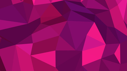 Naklejka premium Abstract polygonal background. Geometric Medium Violet Red vector illustration. Colorful 3D wallpaper.