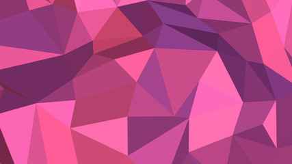 Abstract polygonal background. Geometric Hot Pink vector illustration. Colorful 3D wallpaper.