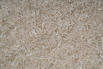 Rice background texture. Close up of rice grains