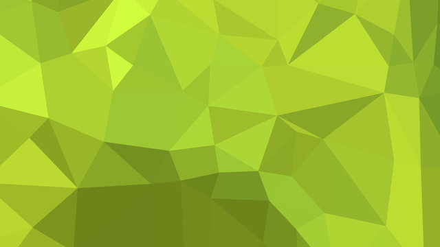 Abstract polygonal background. Geometric Yellow Green vector illustration. Colorful 3D wallpaper.