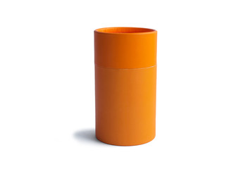 Cylindrical paper glass There is a lid for packing and love the environment.
