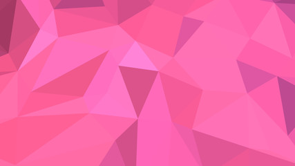 Abstract polygonal background. Geometric Hot Pink vector illustration. Colorful 3D wallpaper.