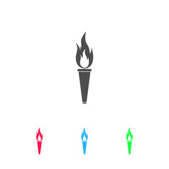 Torch icon flat