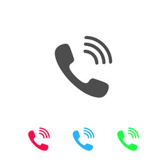 Phone icon flat
