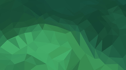 Obraz premium Abstract polygonal background. Geometric Sea Green vector illustration. Colorful 3D wallpaper.