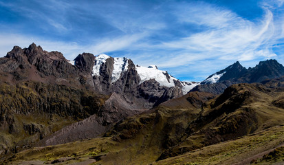 mountain road to rainbow mountain
